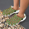 American Football on Green Design Unisex Clogs Shoes