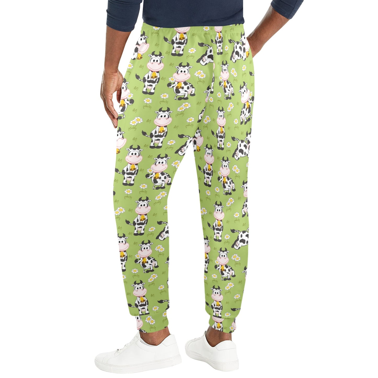 Cattle Print Design LKS401 Men's Casual Track Pants