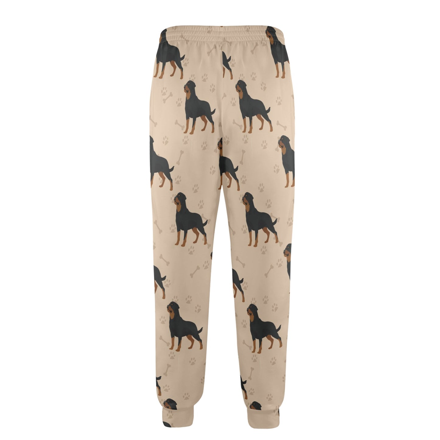 Rottweiler Pattern Print Design A01 Men's Casual Track Pants
