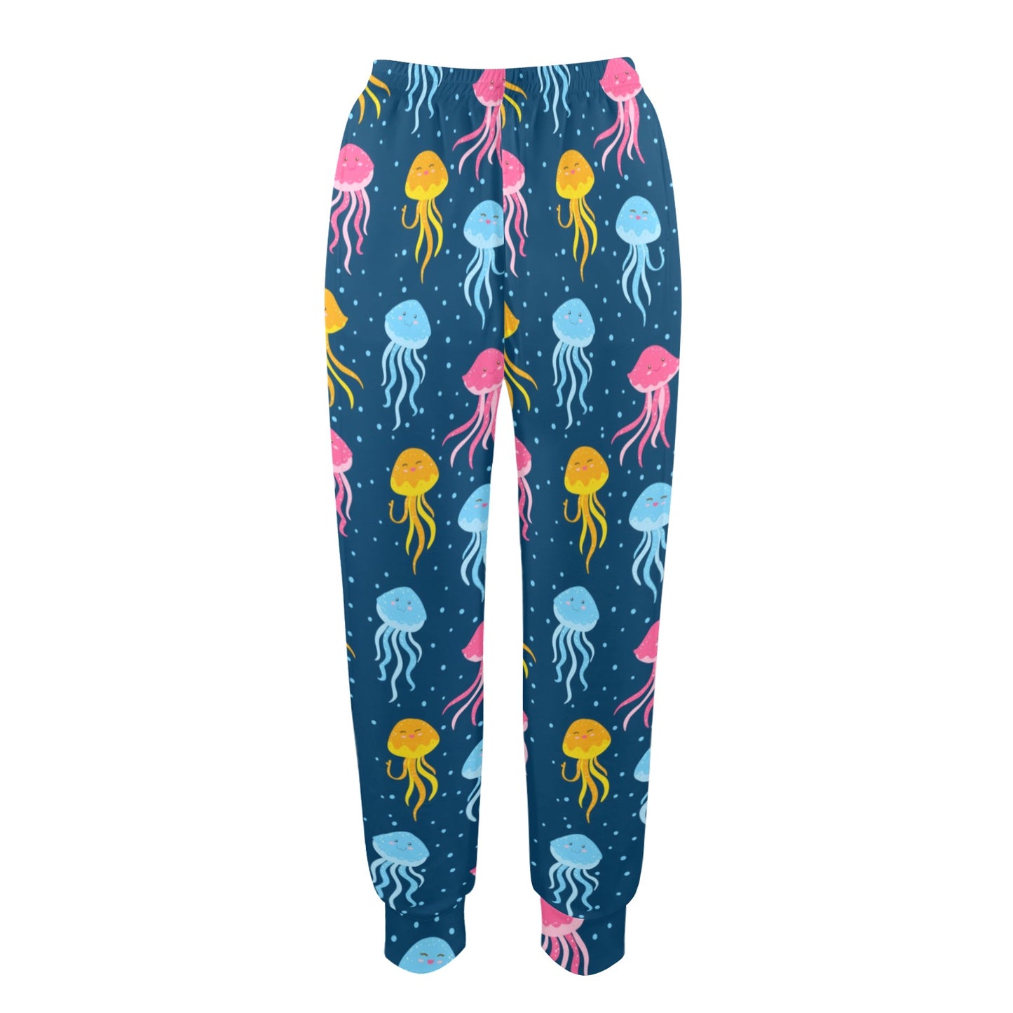 Jellyfish Pattern Print Design 04 Women's Casual Track Pants