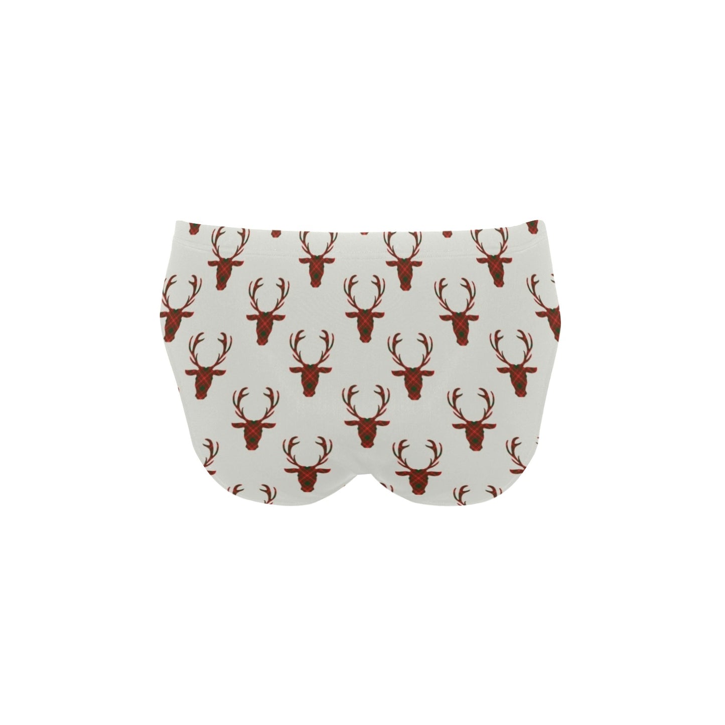 Deer tartan Design Print Pattern JJ073 Men's Swimming Briefs