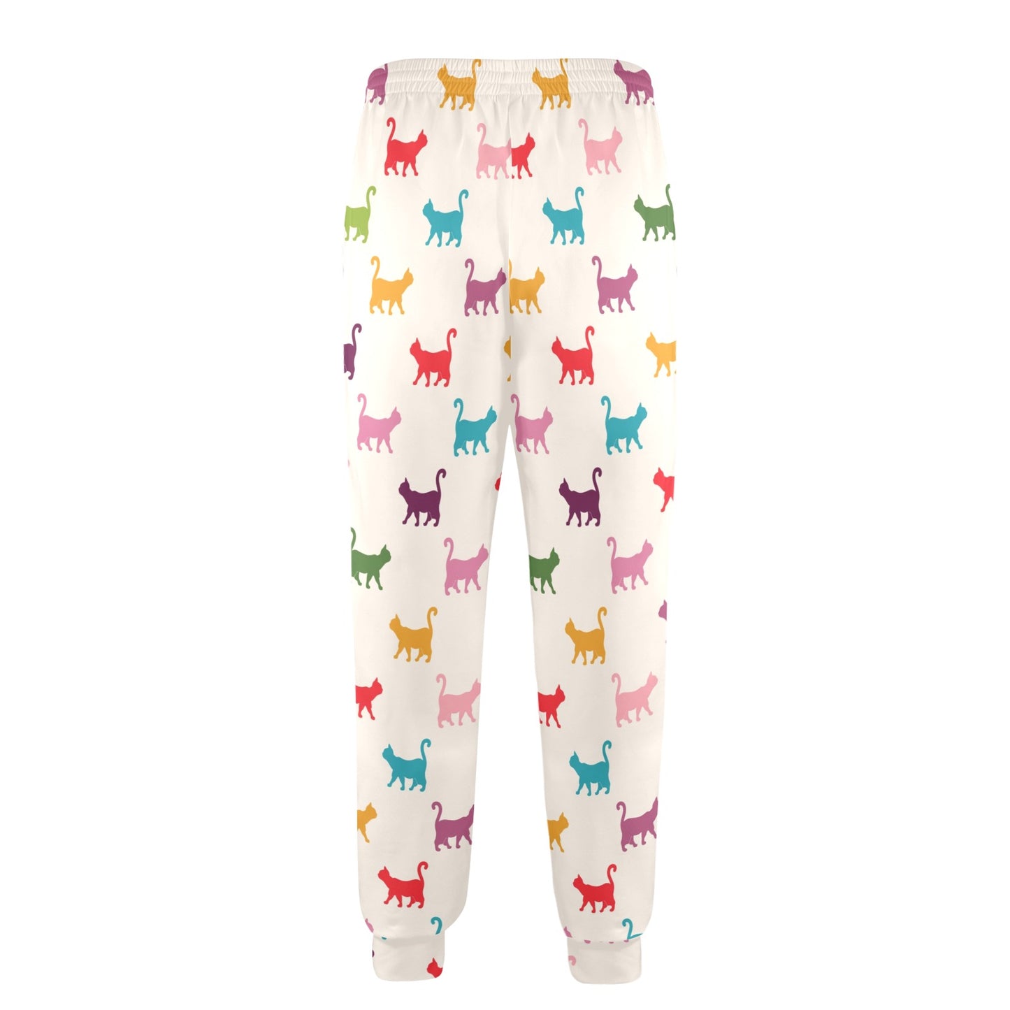Kitten Design Print Pattern JJ0357 Men's Casual Track Pants