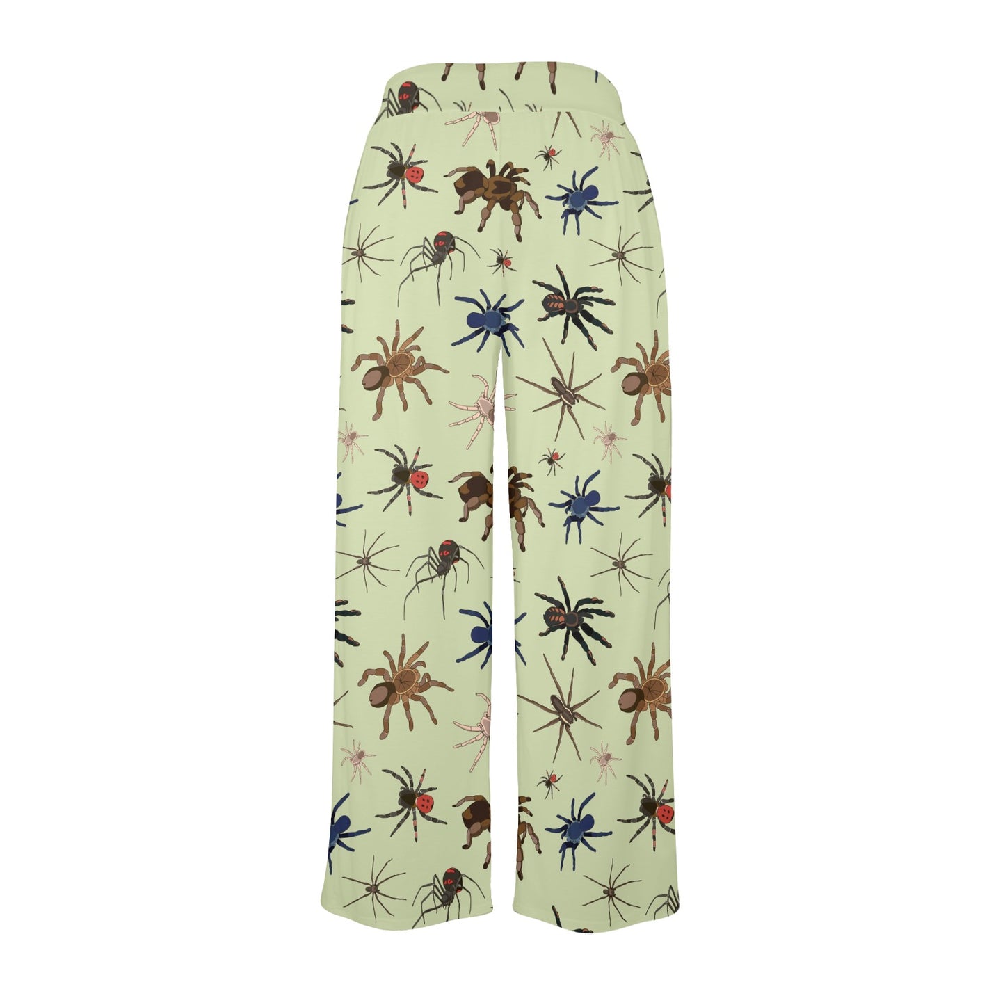 Tarantula Pattern Print Design 02 Women's Wide Leg Lounge Pants
