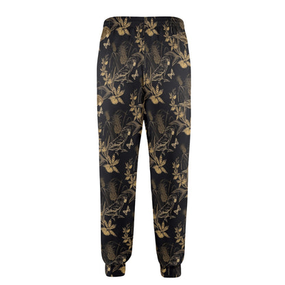 Parakeet Pattern Print Design A05 Men's Casual Track Pants