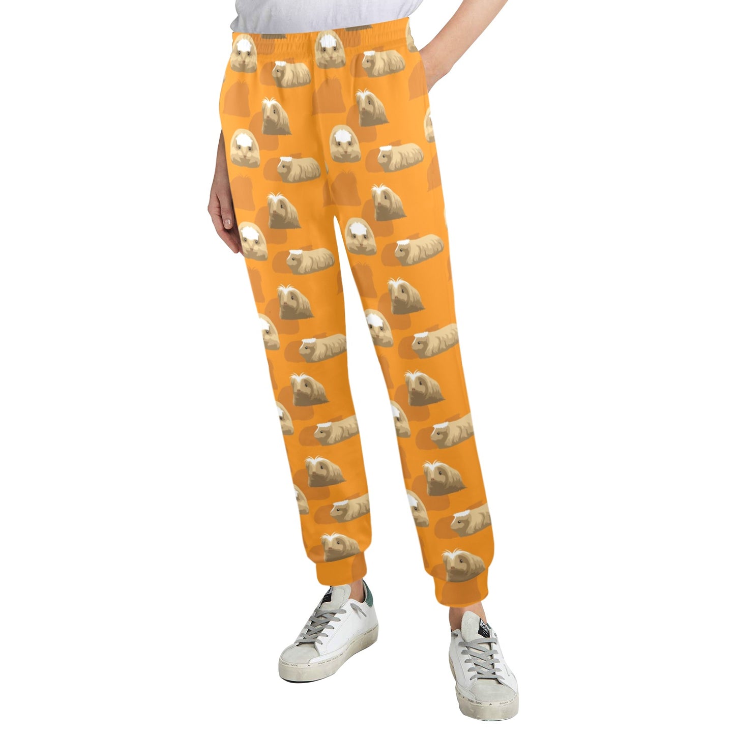 Guinea Pig Print Design LKS403 Women's Casual Track Pants