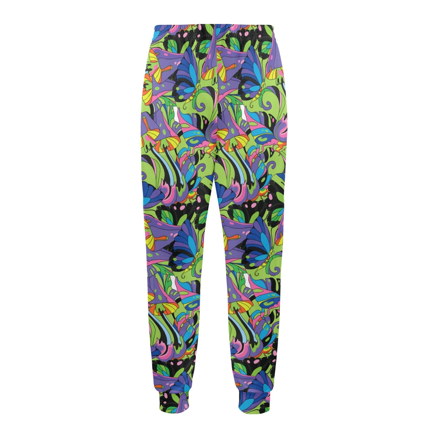 Psychedelic Trippy Mushroom Themed Men's Casual Track Pants