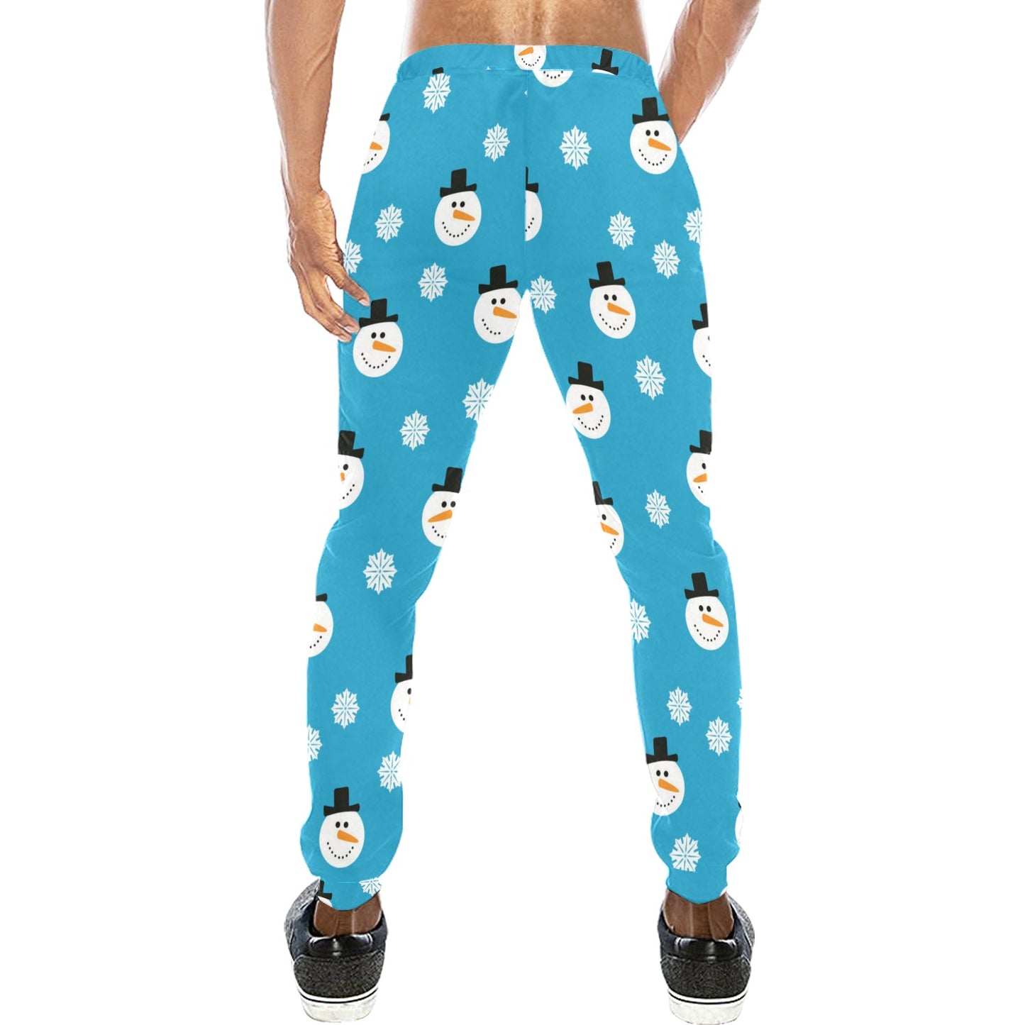 Snowman Print Design LKS303 Men's Sweatpants