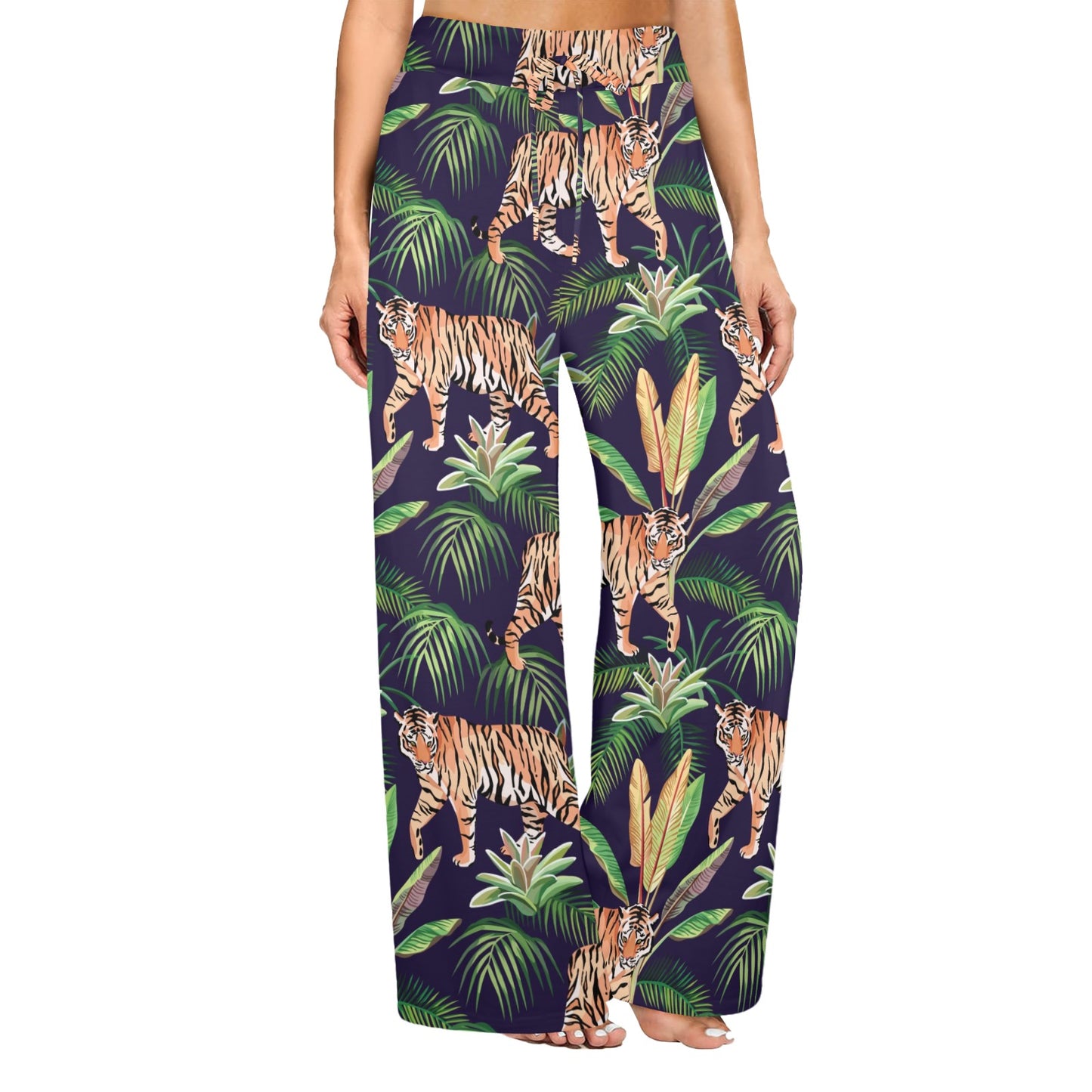 Tiger Jungle Women's Wide Leg Lounge Pants