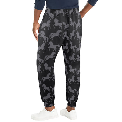 Horse Print Design LKS305 Men's Casual Track Pants