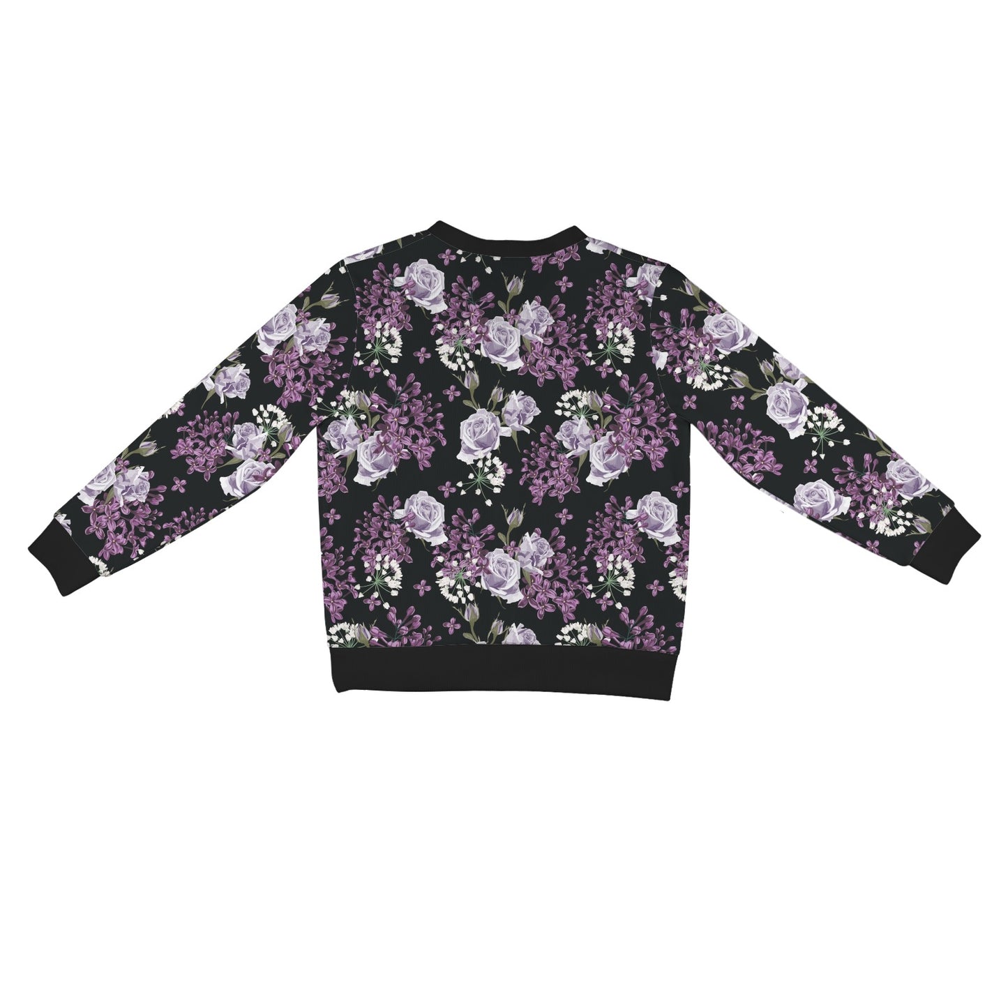 Lilac Pattern Print Design LI04 Women's Cardigan
