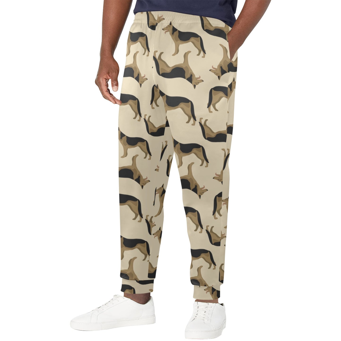 German Shepherd Design Print Pattern JJ0255 Men's Casual Track Pants