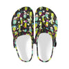 Cactus Neon Style Print Pattern Unisex Clogs Shoes