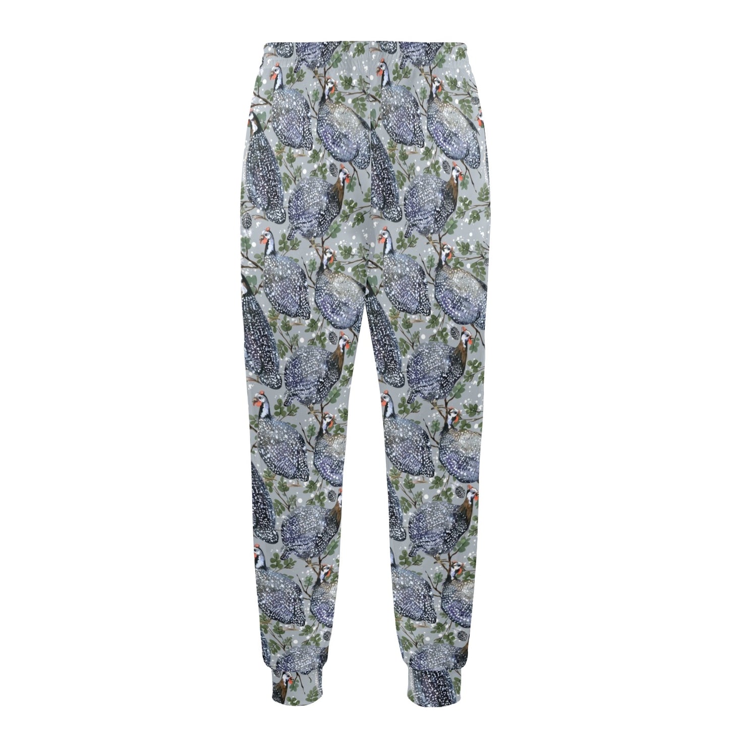 Guinea Fowl Print Design LKS402 Men's Casual Track Pants