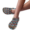 Aztec Style Print Pattern Unisex Clogs Shoes