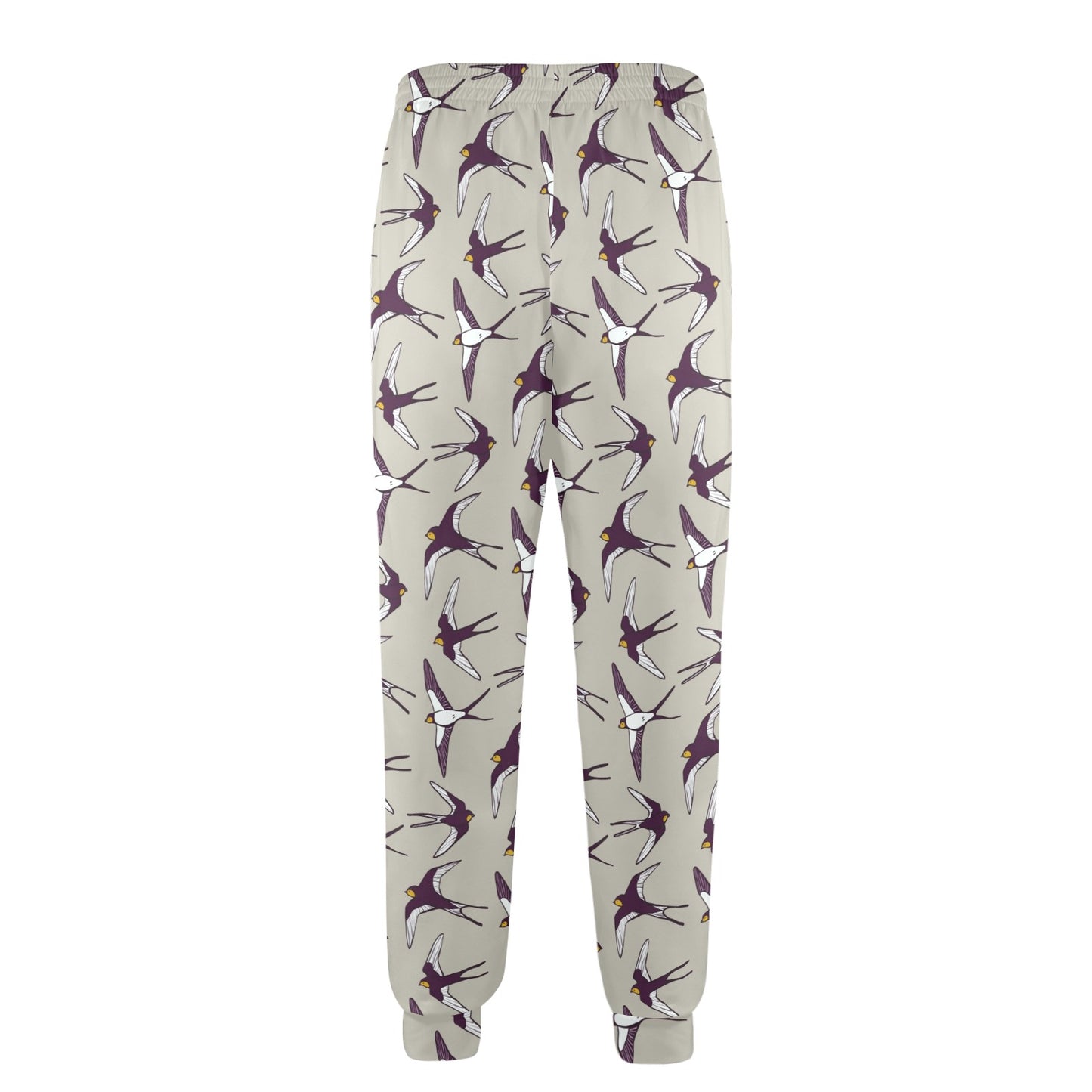 Swallow Bird Pattern Print Design 03 Men's Casual Track Pants
