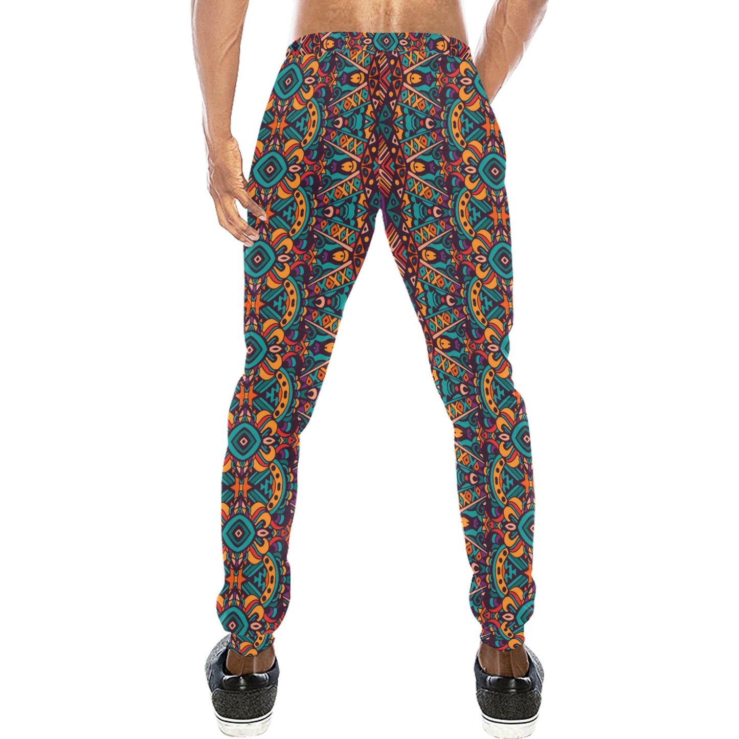 Ethnic Style Print Pattern Men's Sweatpants