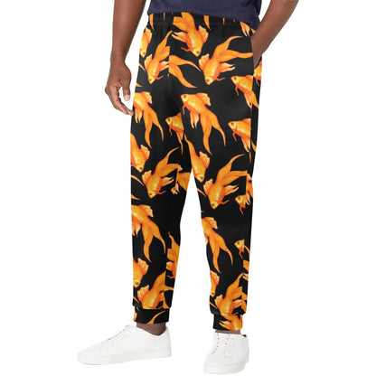 Goldfish Pattern Print Design 03 Men's Casual Track Pants