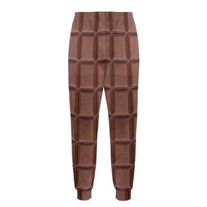 Chocolate Pattern Print Design 03 Men's Casual Track Pants