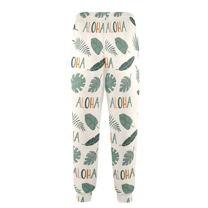 Aloha Hawaii Pattern Print Design 05 Men's Casual Track Pants