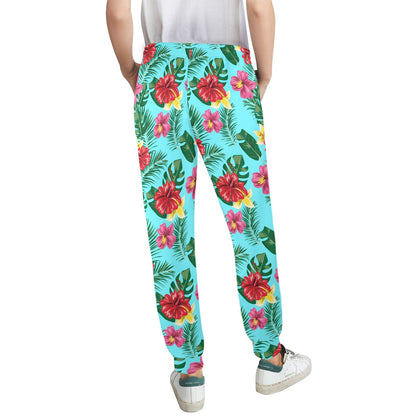 Hibiscus Hawaiian Flower Women's Casual Track Pants