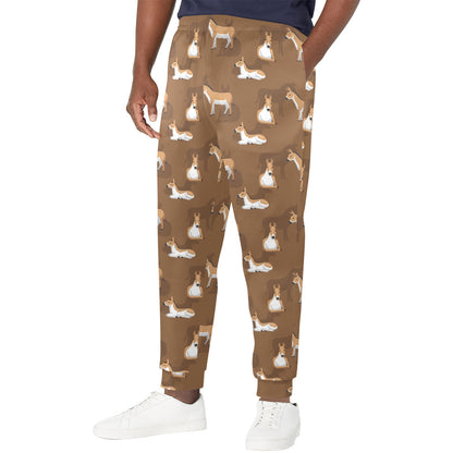 Donkey Print Design LKS401 Men's Casual Track Pants