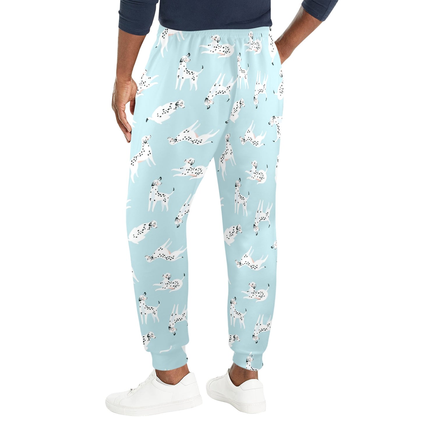 Dalmatians Design Print Pattern JJ052 Men's Casual Track Pants