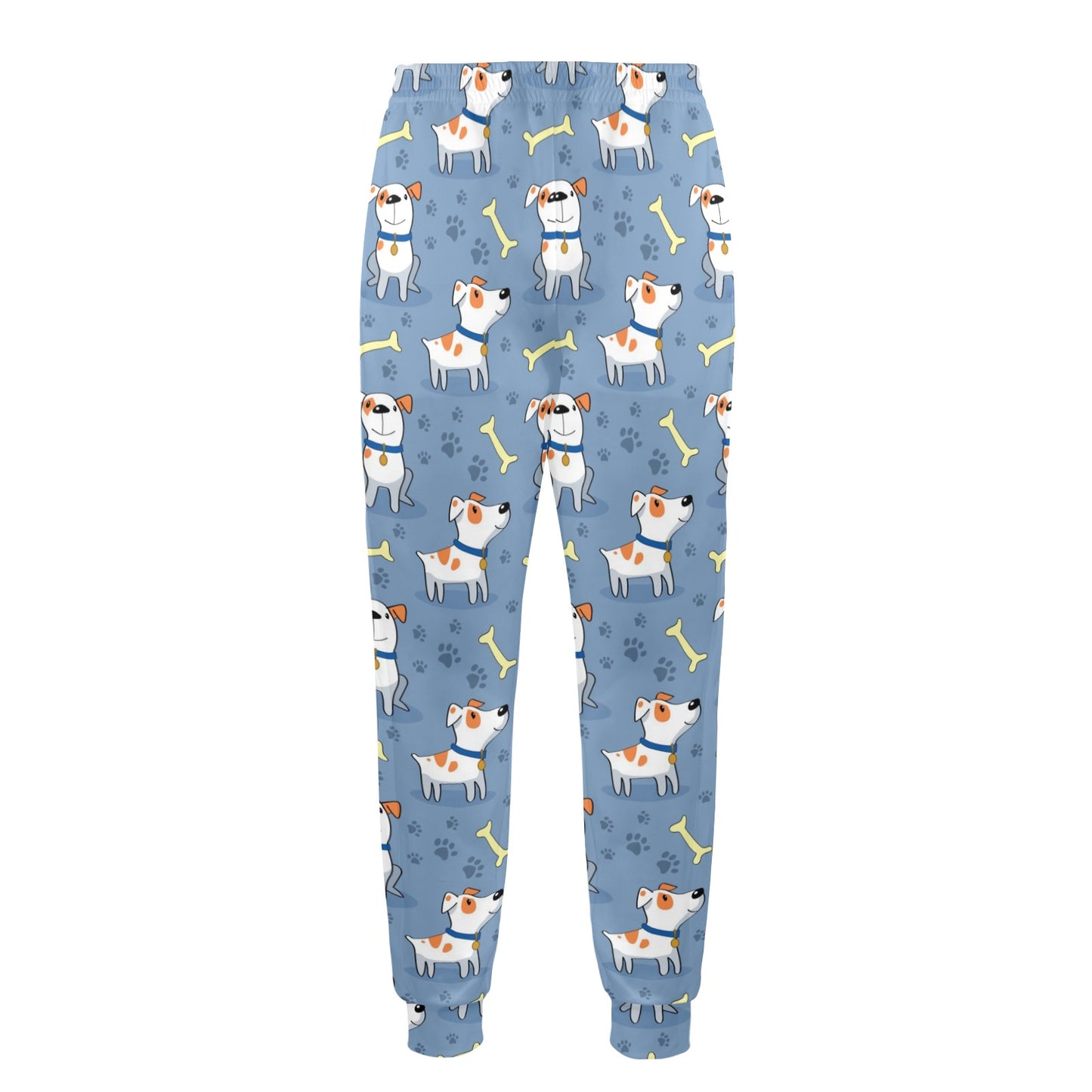 Bull Terriers Pattern Print Design 04 Men's Casual Track Pants