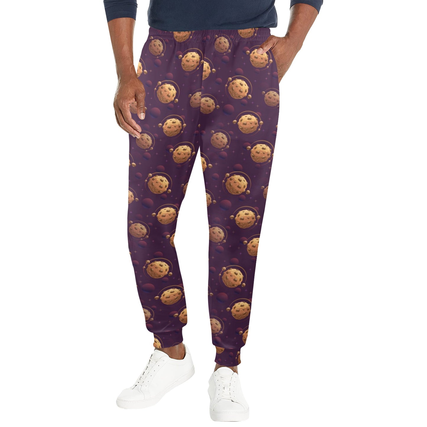 Cookie Pattern Print Design 03 Men's Casual Track Pants