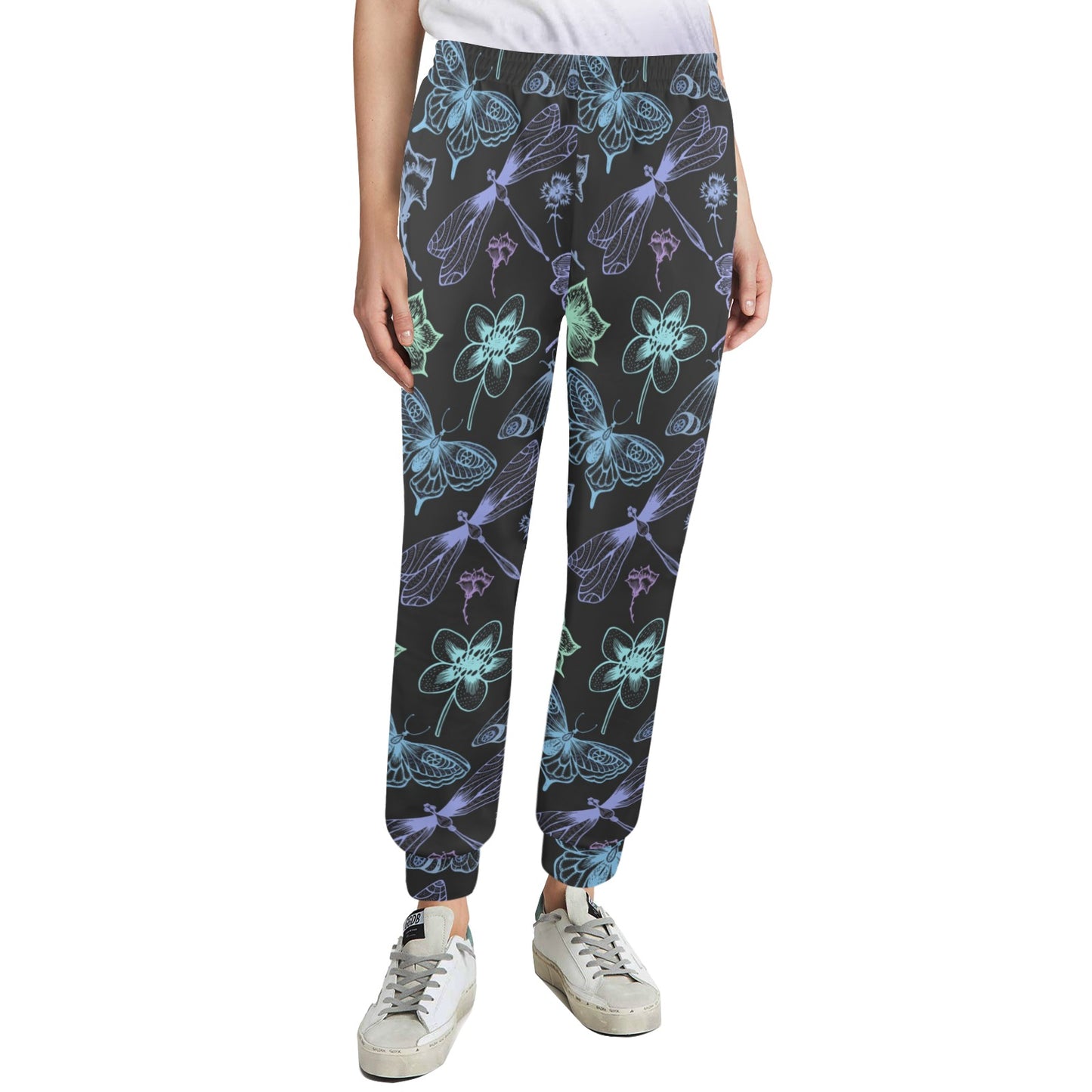 Butterfly Dragonfly Women's Casual Track Pants