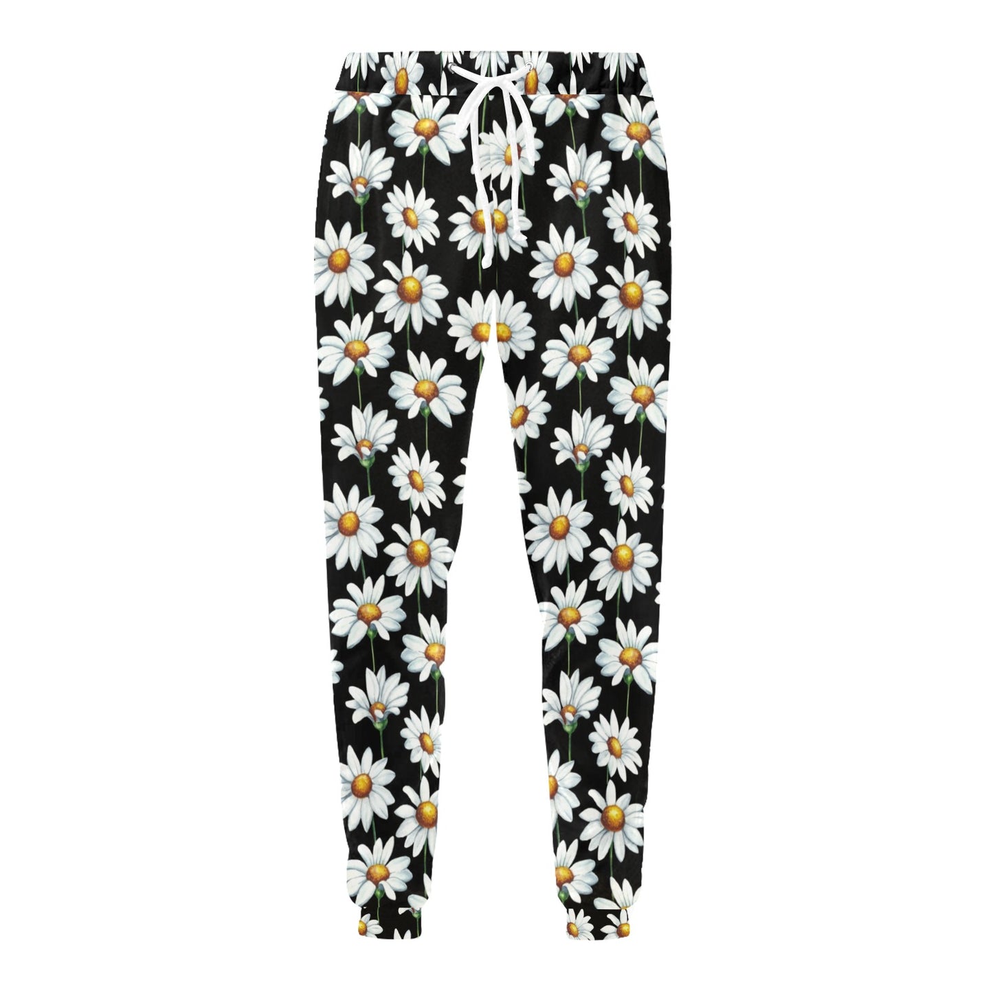 Daisy Print Pattern Men's Sweatpants