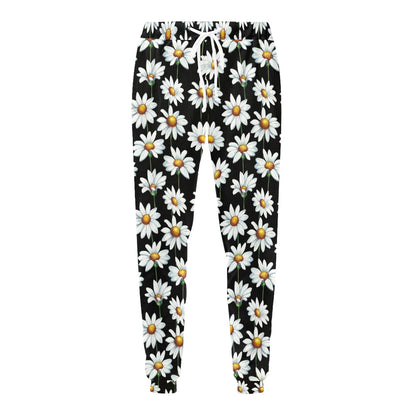 Daisy Print Pattern Men's Sweatpants