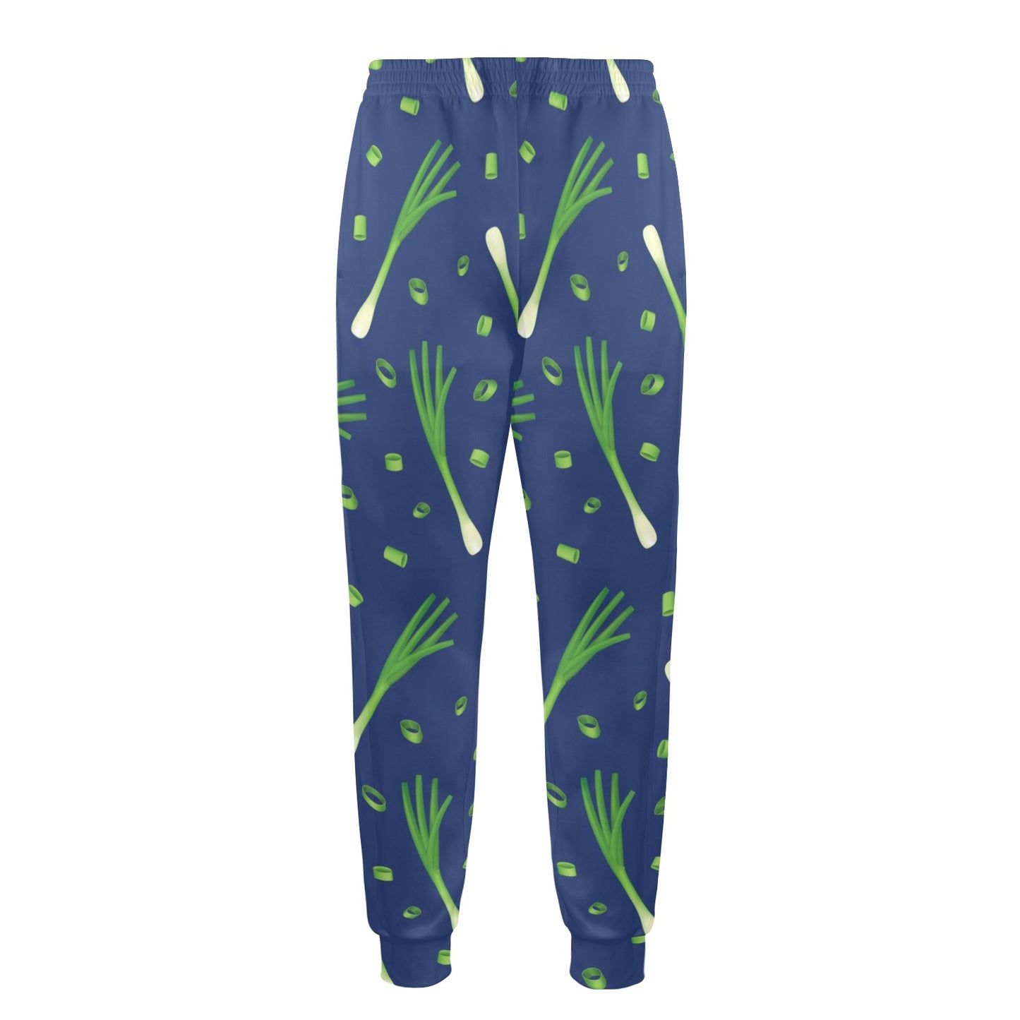 Leek Pattern Print Design 02 Men's Casual Track Pants
