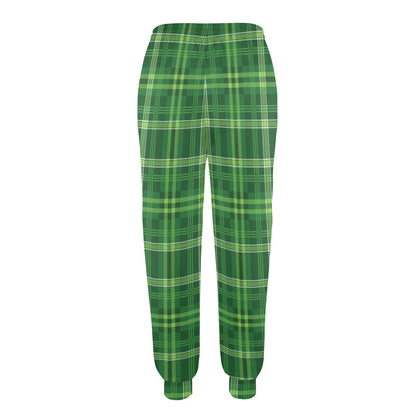 Irish Plaid Pattern Print Design 02 Women's Casual Track Pants