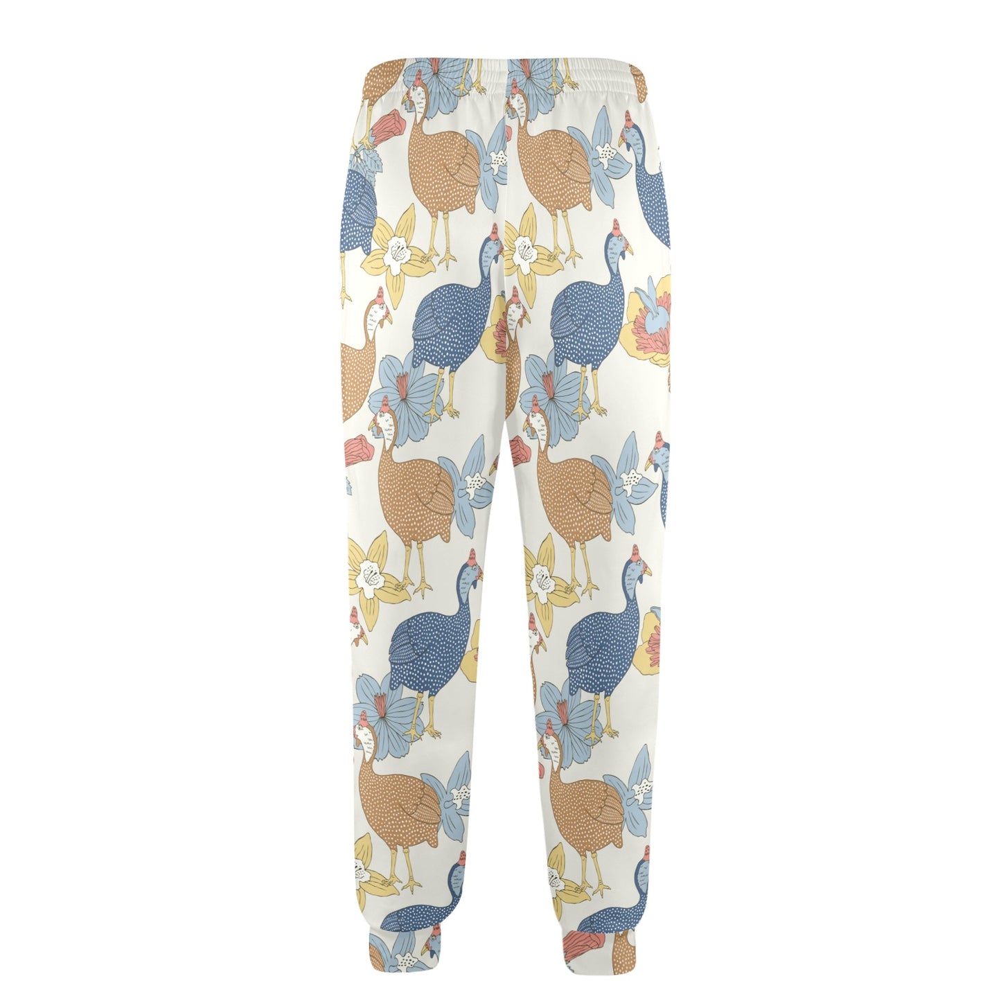 Guinea Fowl Pattern Print Design 01 Men's Casual Track Pants