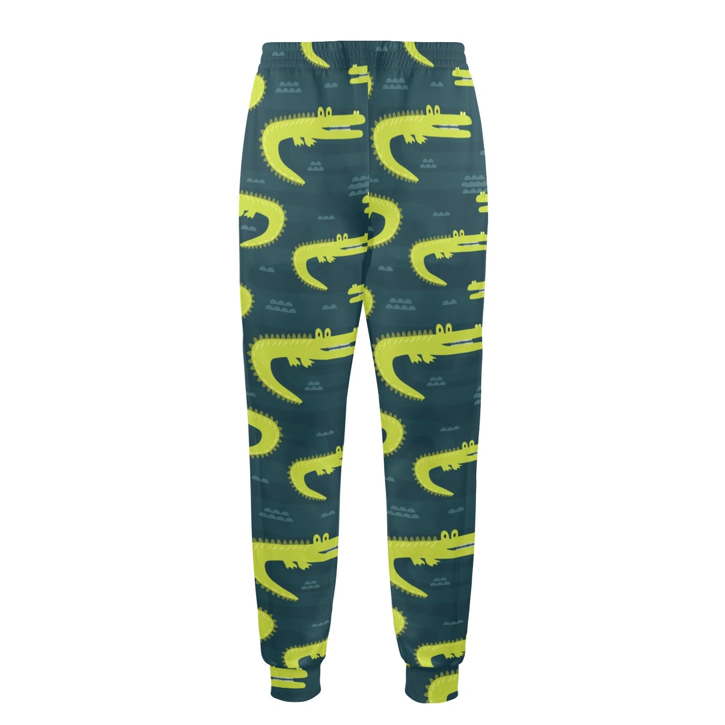 Alligator Pattern Print Design 03 Men's Casual Track Pants