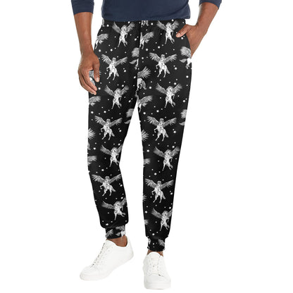 Pegasus Pattern Print Design 01 Men's Casual Track Pants