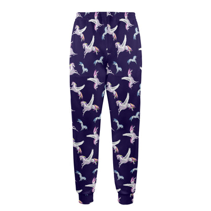 Pegasus Pattern Print Design 02 Men's Casual Track Pants
