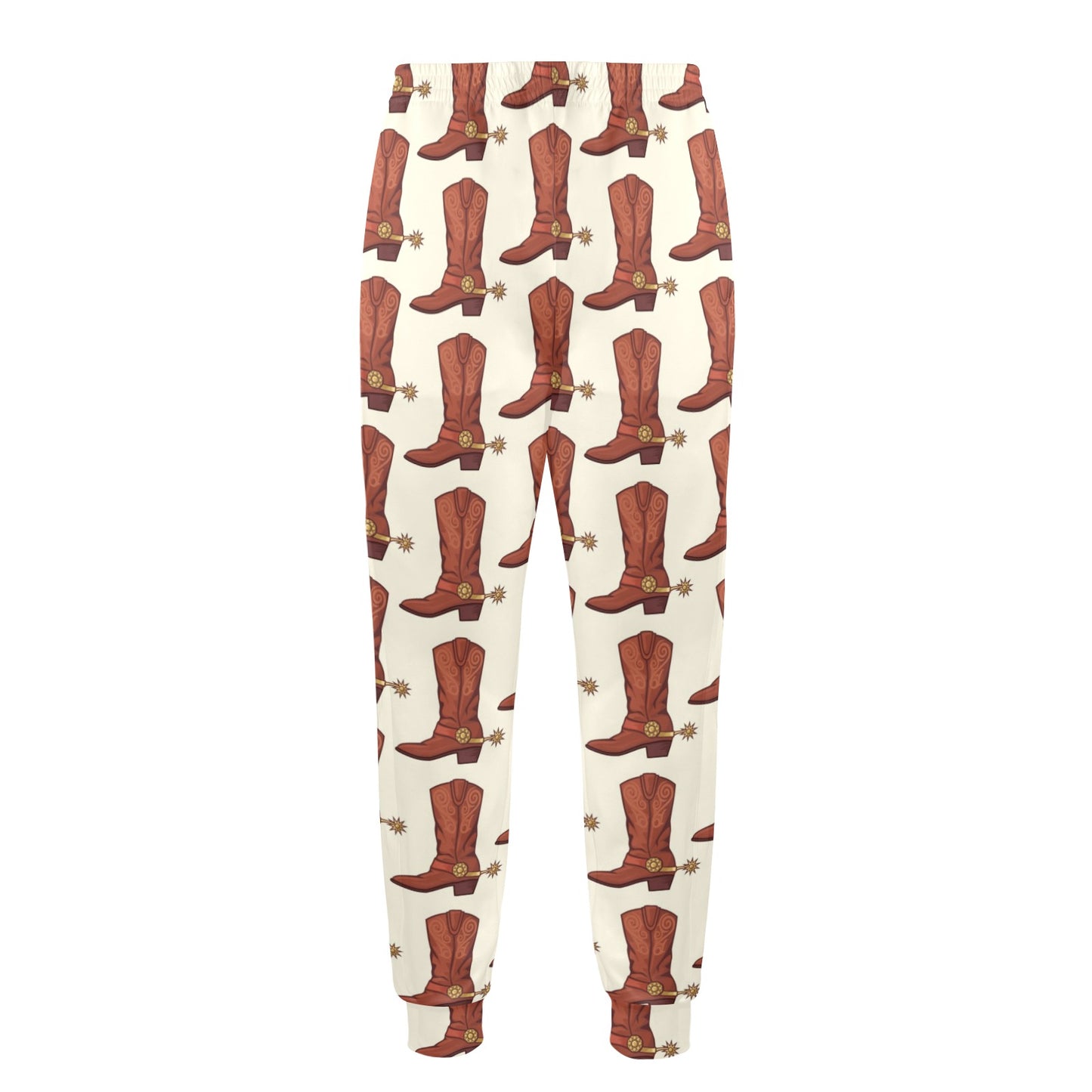 Cowboy Pattern Print Design 06 Men's Casual Track Pants