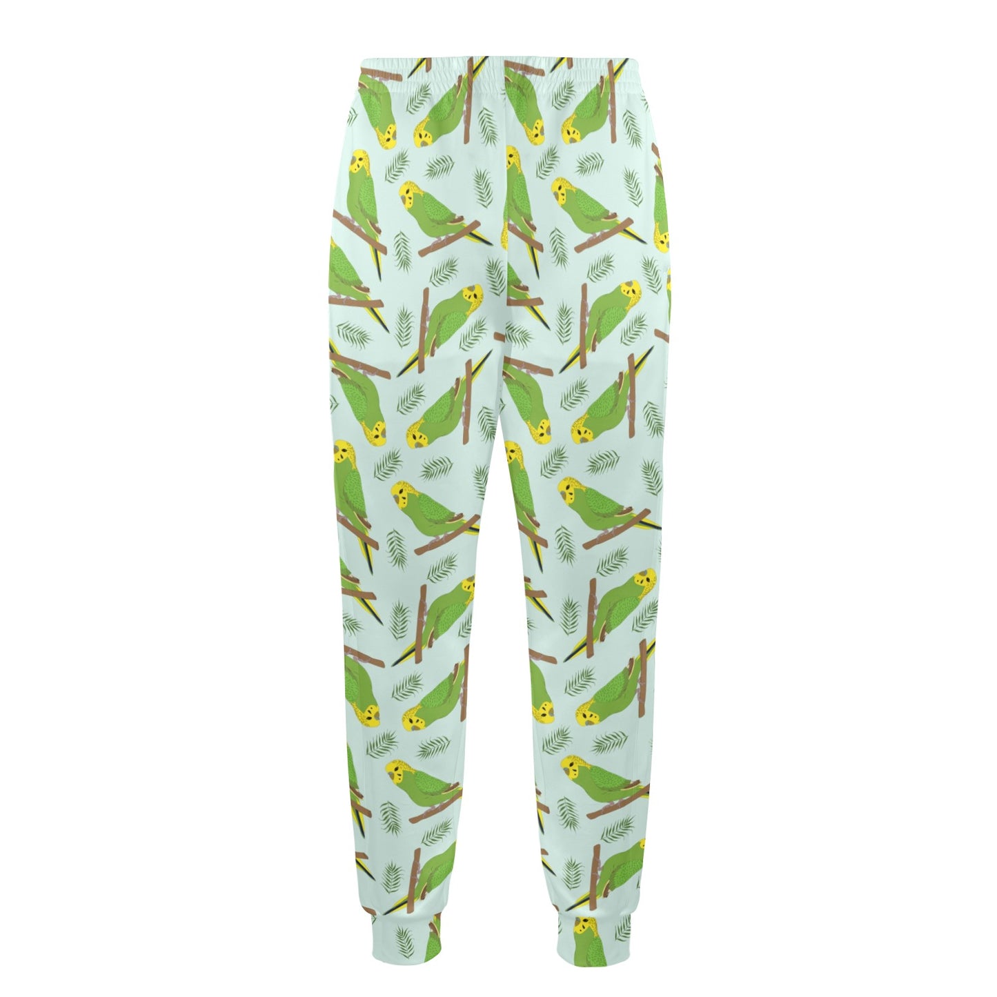 Budgerigar Pattern Print Design 04 Men's Casual Track Pants