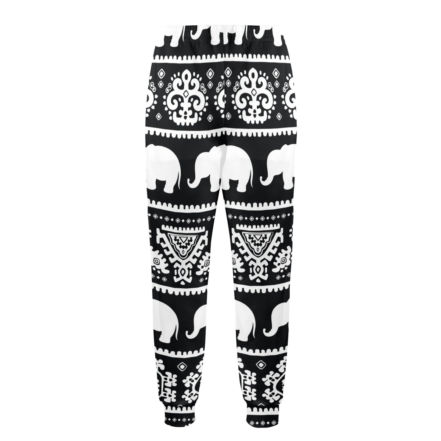 Elephant Pattern Men's Casual Track Pants