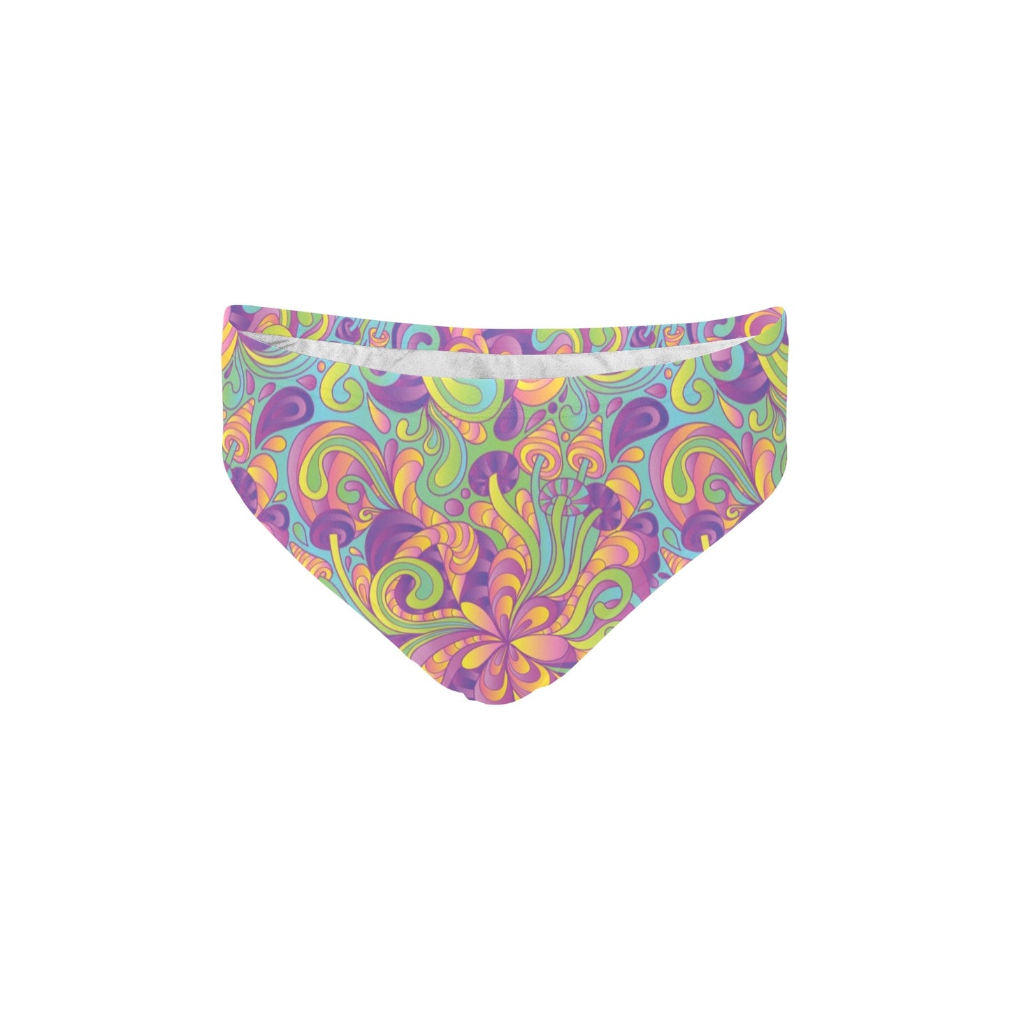 Psychedelic Mushroom Pattern Print Design A05 Men's Swimming Briefs