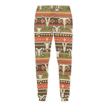 American indian Skull Animal Men's Sweatpants