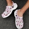 Bull Terrier Pink Print Pattern Unisex Clogs Shoes