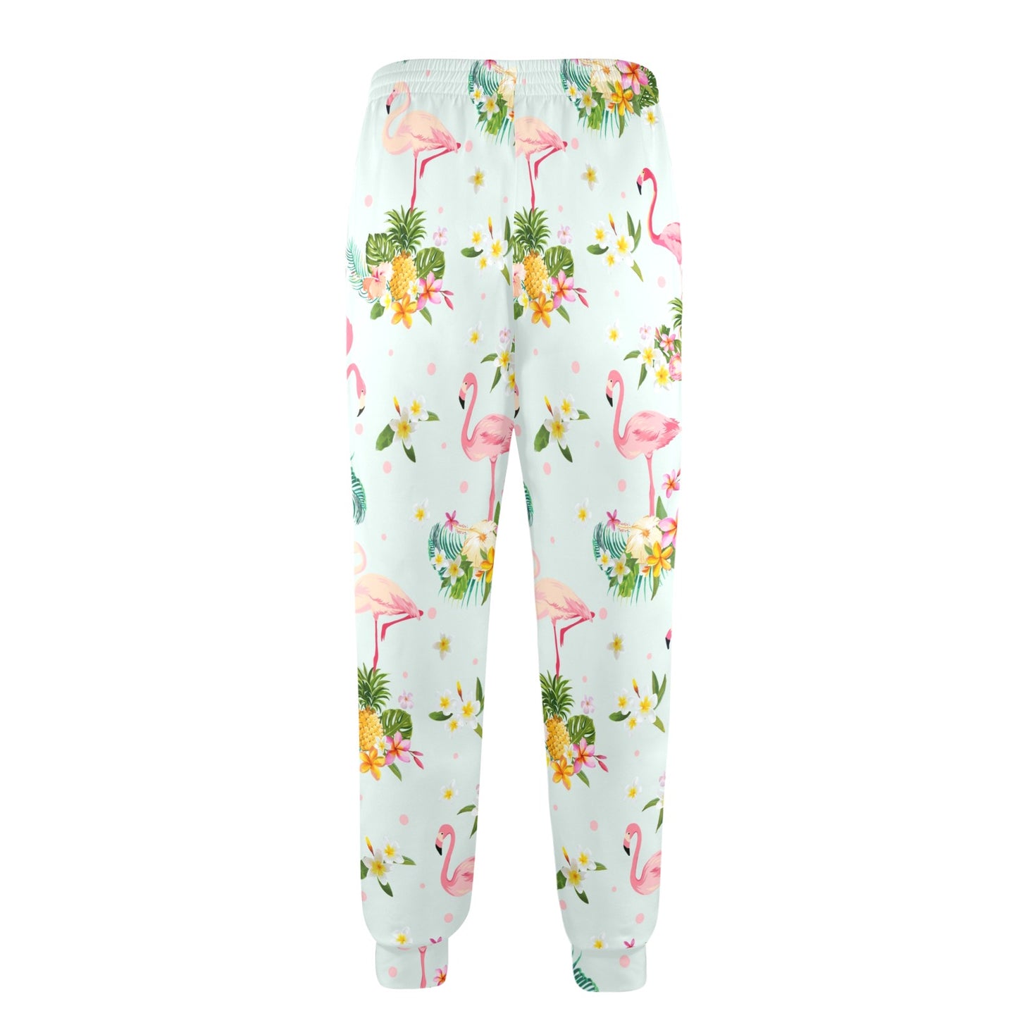 Flamingo Sweet Pattern Men's Casual Track Pants