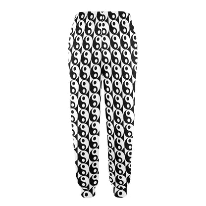 Yin Yang Classic Pattern Design Print Women's Casual Track Pants