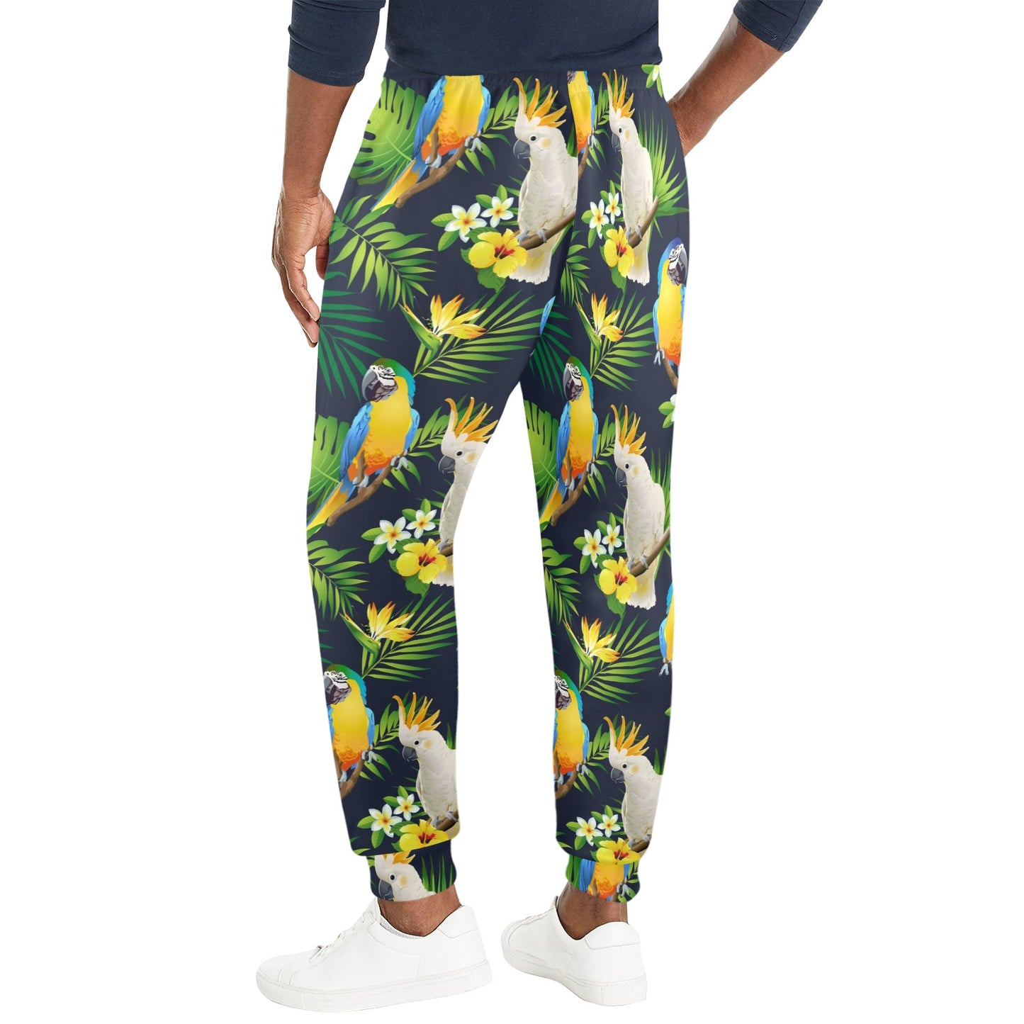 Parrot Pattern Print Design A03 Men's Casual Track Pants