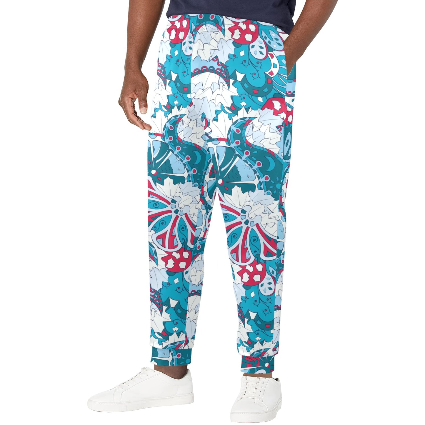 Funky Retro Pattern Print Design A05 Men's Casual Track Pants