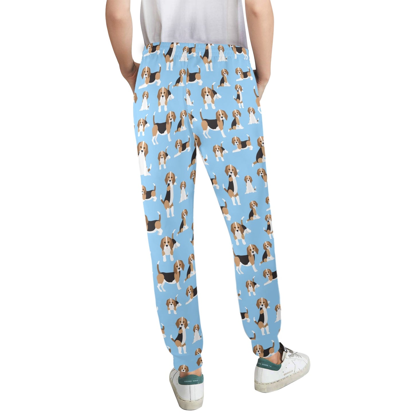 Beagle Pattern Print Design 03 Women's Casual Track Pants