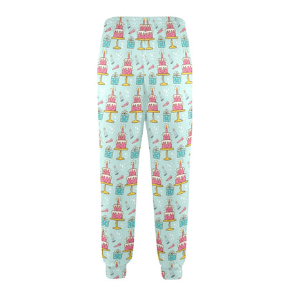 Cake Pattern Print Design 06 Men's Casual Track Pants