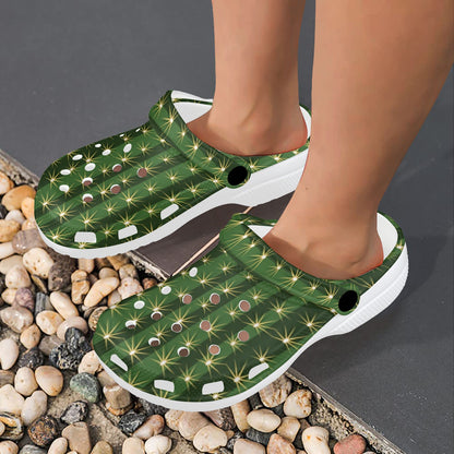Cactus Skin Print Pattern Unisex Clogs Shoes